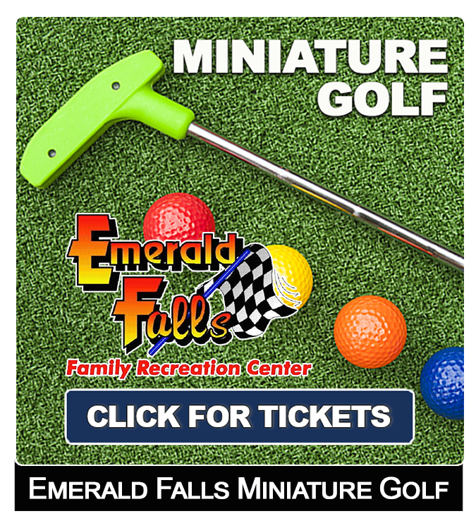 Emerald Falls Mini Golf Tickets
